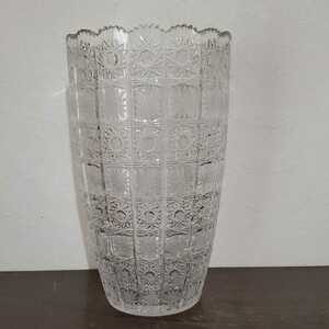 フラワーベース 花瓶 クリスタルガラス BOHEMIA ボヘミア 花器 ボヘミアクリスタル ボヘミアン 
