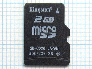 ★Kingston microSD メモリーカード ２GB 中古★送料６３円～ 