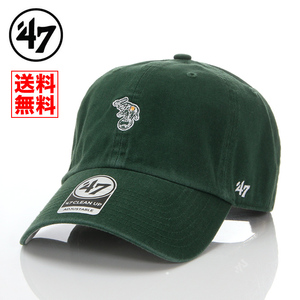【新品】47BRAND オークランド アスレチックス 帽子 ダークグリーン 緑 キャップ メンズ レディース 47ブランド B-BSRNR18GWS-DGA