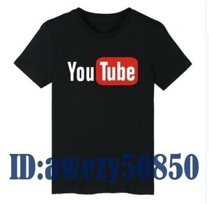 li026:〈1点限定〉YoutubeユーチューブTシャツ|ブラックXL