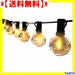 【送料無料】 ストリングライト 商店街 祭り 庭 ガーデンライト クリスマス 式 明 12個 LED電球 5.5m 防雨型 20