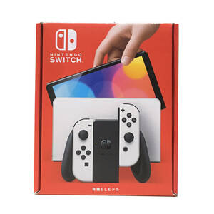 1円スタート 良品 任天堂 Nintendo Switch ニンテンドースイッチ 本体 有機ELモデル HEG-S-KAAAA ホワイト 店舗印あり