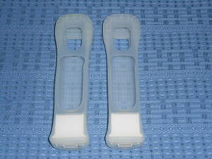 Wiiモーションプラス センサーアダプター(Wiiリモコン用)２個セット シリコンカバー(リモコンカバー)付き 白２個 RVL-026 任天堂 Nintendo