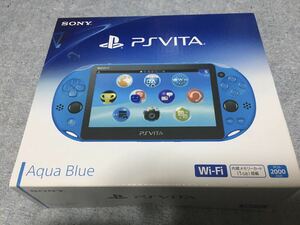 【極美品】PS Vita PCH-2000 Wi-Fiモデル アクアブルー