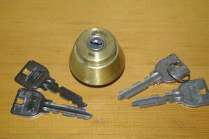 鍵　LA/DAシリンダー(MIWA)　金色 U9 2本+2本付属
