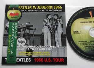 紙ジャケ★From Beatles In MEMPHIS 1966★メンフィス・コンサート/ビートルズUSツアー★紙ジャケット