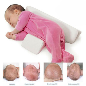 新生児の大事な時期に★赤ちゃん用枕 頭の形の整形に♪ベビーピロー 【ホワイト】ZCL1007