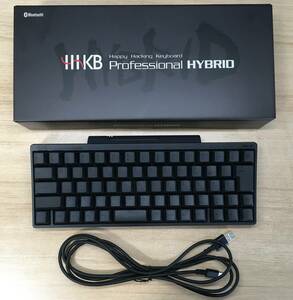 【美品】HHKB HYBRID（USBまたはBluetooth接続）日本語/墨 PD-KB620B