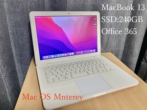 本日限A360MacBook13白SSD240 Office365 Win11付
