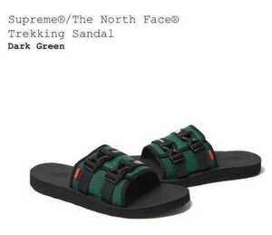 新品 27cm Supreme The North Face Trekking Sandal Drak Green シュプリーム ノースフェイス コラボ サンダル ダークグリーン 緑 US8 