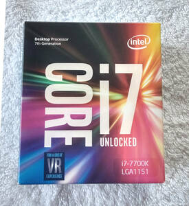 インテル Core i7-7700K 動作確認済み　美品