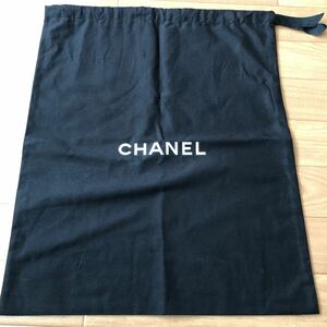 CHANEL シャネル 保存袋 黒 布袋 巾着 ブラック 新品　未使用　新タイプ　リボン　袋　小物入れ　ブランド　非売品　付属品　シューズ入れ