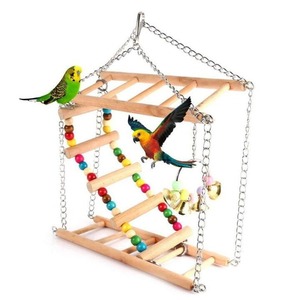 オウム ケージ おもちゃ リス ハムスター ハンモック 鳥の巣 スイング はしご 巣箱のおもちゃ インコ 小動物：gb6