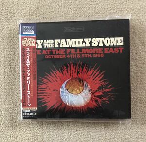  スライ & ザ・ファミリー・ストーン ライヴ・アット・ザ・フィルモア・イースト（完全生産限定盤）日本盤BSCD2