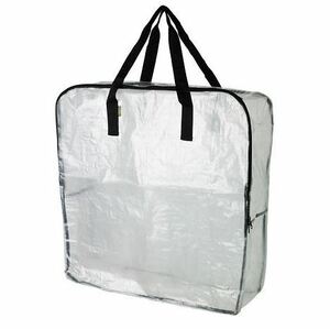 【送料無料】新品 即決 IKEA イケア DIMPA ディムパ 収納バッグ 透明 901.877.53 収納ケース ランドリーバッグ ゴミ分別バッグ フリマ