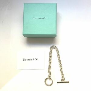 1円〜 90s OLD Tiffany TIFFANY&Co. ティファニー ブレスレット chain bracelet ダブルマンテル　