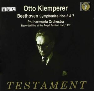 Symphonies 2 & 7 Philharmonia Orchestra 輸入盤CD