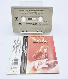【 US版カセット 】◎ イングヴェイ・マルムスティーン Yngwie Malmsteen ／ MARCHING OUT ◎ カセットテープ cassette tape ◎