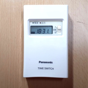 【美品】100Vタイマー TB50 電子式タイムスイッチ パナソニック Panasonic time switch 1回路型 看板 