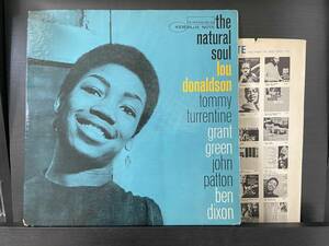 The Natural Soul - Lou Donaldson ルー・ドナルドソン - / BLUENOTE / BLP 4108 / NYラベル　Pマーク（耳マーク）& ９Mあり / B面DG 