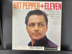 ART PEPPER アート・ペッパー - Art Pepper + Eleven (Modern Jazz Classics) / CONTEMPORARY M 3568 / 黄色ラベル / 両面DG / D4:D5