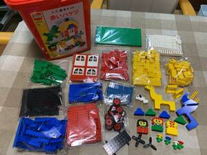 即決　LEGO　レゴ　赤いバケツ　基本セット　ブロック　パーツ　知育玩具