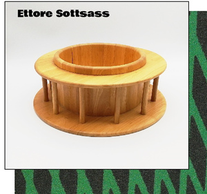 Sottsass Collection□◇木製コンポート◇□ノバ大島+エットーレ・ソットサス