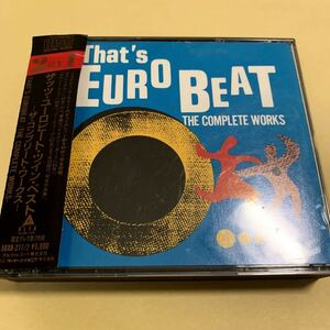  ザッツ・ユーロビート・ツイン・ベスト ザ・コンプリート・ワークス　THATS EUROBEAT COMPLETE WORKS 2CD