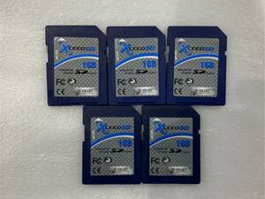 【Xceed】 産業用SDカード SD メモリカード 1GB x5枚 セット