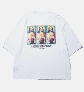 【新品 未使用】20ss COOTIE Print Oversized S/S Tee (JESUS) クーティー プリント Tシャツ ジーザス LARGE WHITE 定価13200円 完売品