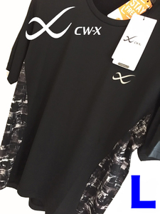 ★ワコール CW-X メンズ Tシャツ(半袖)★吸汗速乾 抗菌防臭 UVカット★L★新品タグ付