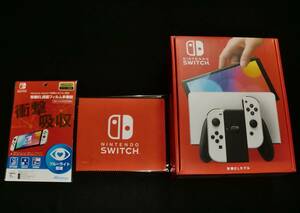 新品//有機ELモデル ホワイト Nintendo Switch ニンテンドー スイッチ Joy-Con(L)(R) ホワイト＆おまけ付き!!◆送料込