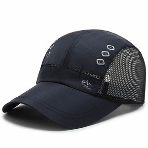 紺色キャップ 帽子 メンズ レディース メッシュキャップ CAP 夏の帽子