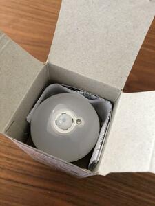 アイリスオーヤマ LED電球 人感センサー付 口金直径26mm 40W 60W 40形 60型 昼光色 電球色　