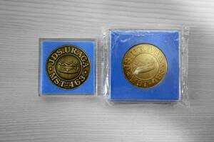 海上自衛隊 チャレンジコイン メダル　うらが　2枚セット 20220624-003