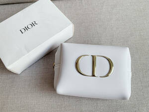 Dior　ディオール　ノベルティ　ポーチ　ホワイト