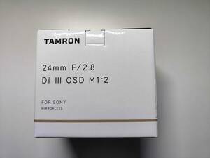 タムロン 24mm F2.8 Di III OSD M1:2 SONY Eマウント フルサイズ 広角 ミラーレス TAMRON