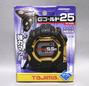 TAJIMA コンベックス G3ゴールドロック マグ爪-25 5.5m G3GLM25-55BL