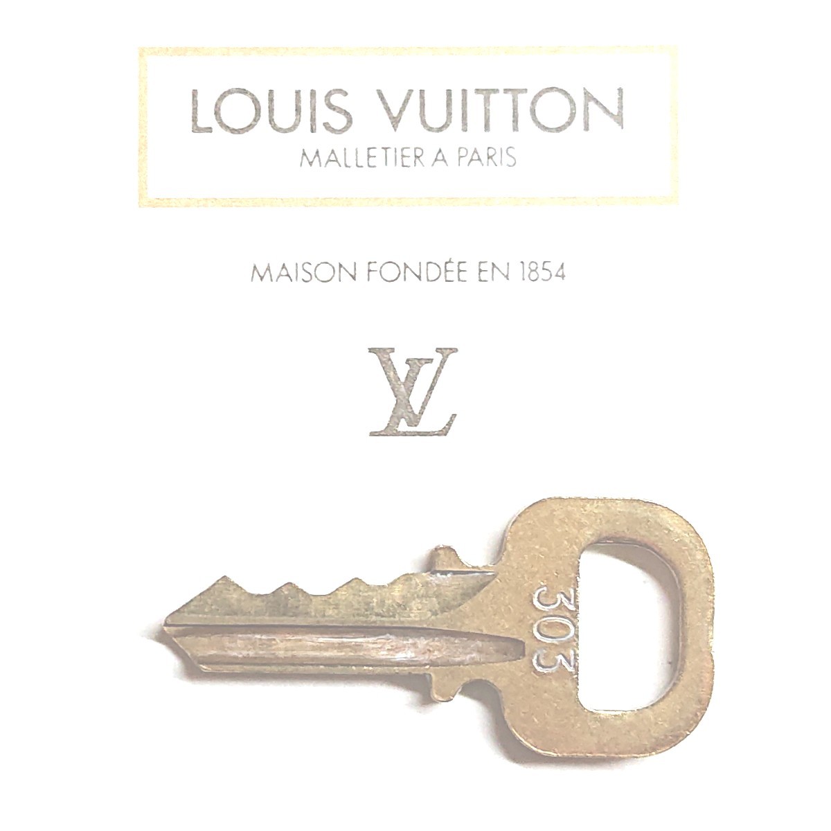 Louis Vuitton 314番 南京錠 鍵 ルイヴィトン ゴールド 解錠 キー 