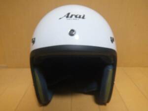 中古 Arai アライ クラシックDC CLASSIC-DC グラスホワイト サイズXL(61・62) ジェットヘルメット