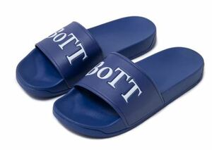【BOTT】 OG Logo Shower Sandals Lサイズ（25～26cm） ネイビー/22SS/新作/ビーサン/シャワーサンダル/ロゴ/春夏/完売