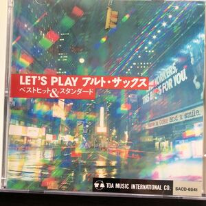 CD／LETS PLAY アルト・サックス／鈴木重男／ムード音楽／イージーリスニング