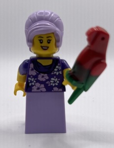 新品　即決　未使用　レゴ　ＬＥＧＯ　ミニフィグ　ミニフィギュア　シティ　オウム　ペット　女の人　女性