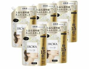 【送料無料/新品未使用】フレア フレグランス IROKA 柔軟剤 ネイキッドリリーの香り 詰め替え 特大サイズ(710ml×5袋セット)