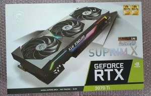 中古 MSI GeForce RTX 3070 Ti SUPRIM X 8G