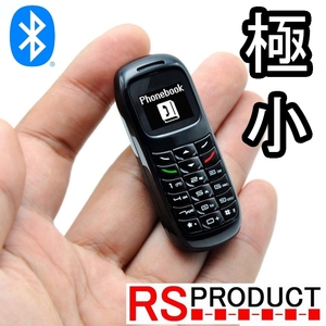 RSプロダクト 超小型 携帯通話端末 Bluetooth ミニ フォン BM70 【通話や発信が可能！!】電話 イヤホン ヘッドセット ブルートゥース 接続
