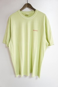 美品21SS thisisneverthat ディスイズネバーザット 胸ロゴ Tシャツ 半袖カットソー 緑208M