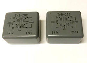 タムラ　マッチングトランス　TpB-202 600:600Ω 入力トランス