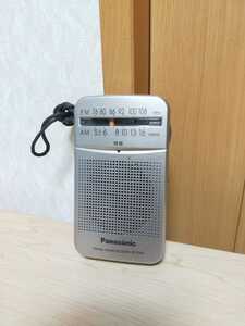 送料無料送料　Panasonic パナソニック AM-FM 2-BAND ラジオ RF-P50A 動作確認済
