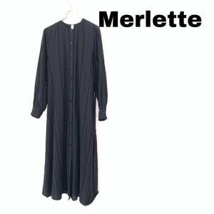 Merlette マーレット 総刺繍 レース コットン ワンピース size XS